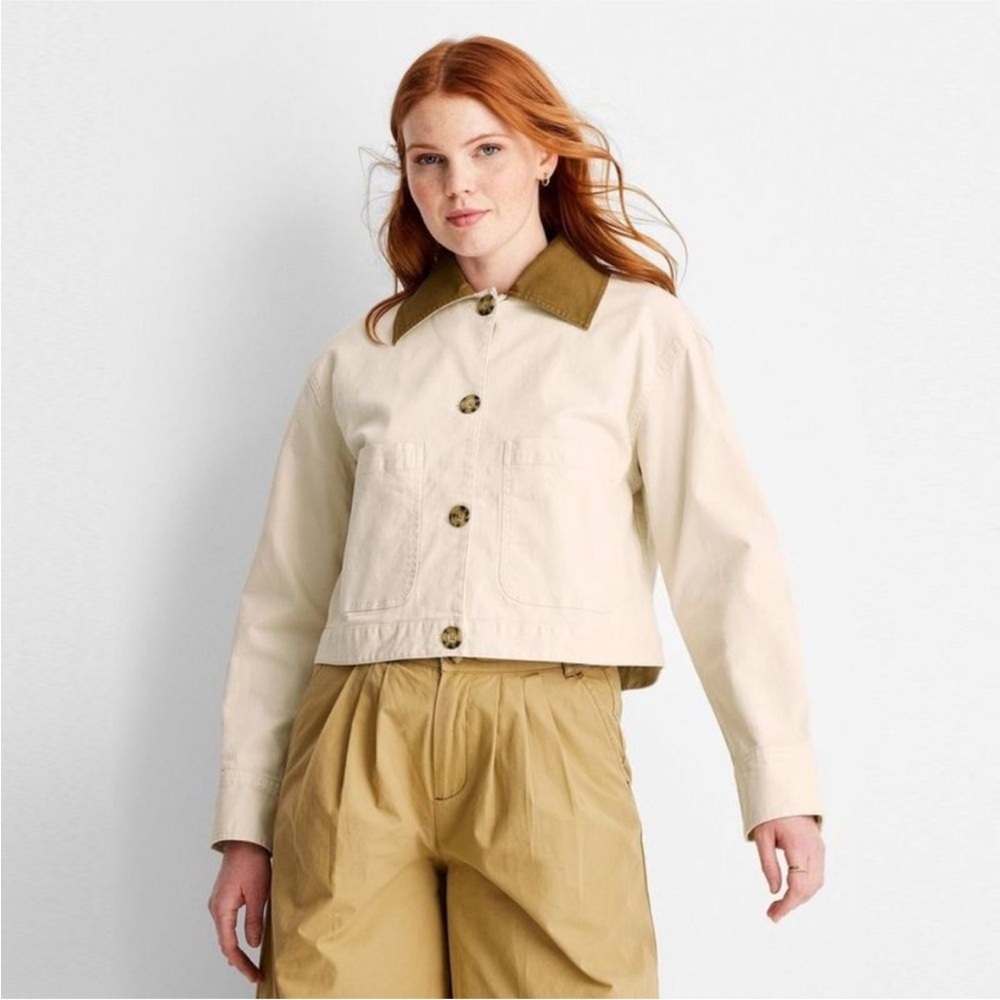 Future Collective - Women's
Cropped Chore Jacket - Future
Collective C Cream - Picture 2 of 6